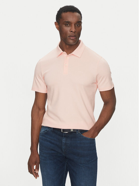 BOSS BOSS Поло Palosh 30 50471335 Рожевий Slim Fit