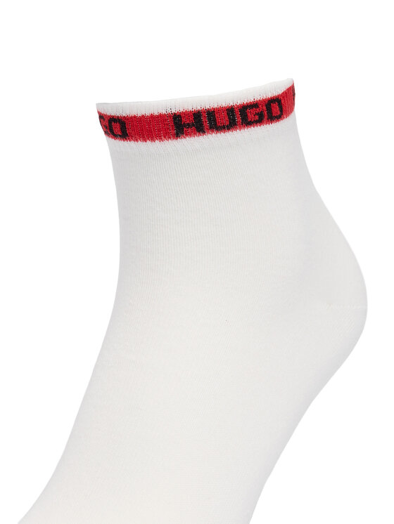 HUGO Kratke nogavice HUGO 50516390 Bela