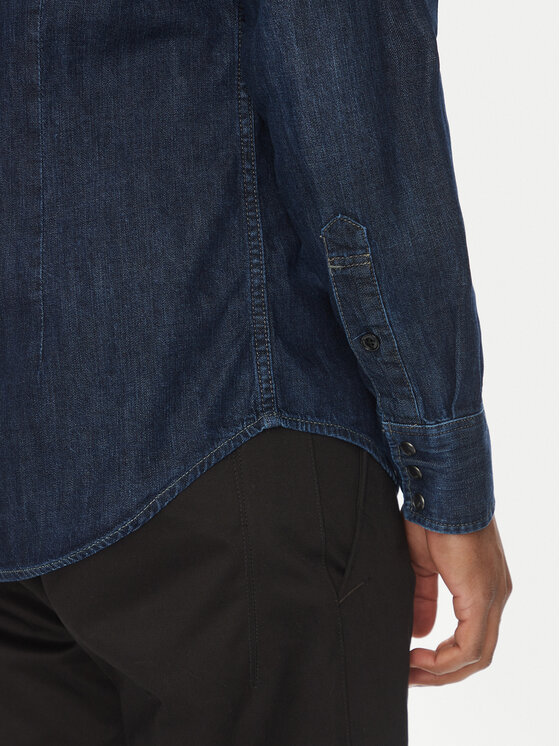 G-STAR G-Star Raw Джинсова сорочка Dakota D23616-D252 Cиній Slim Fit