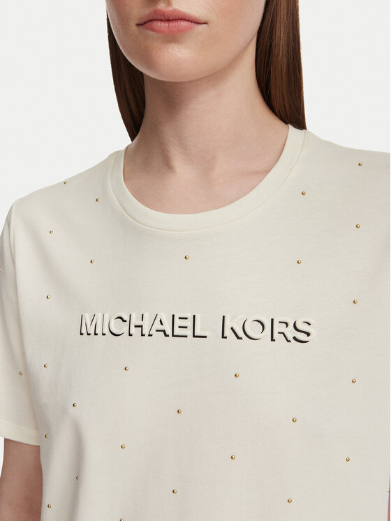 MICHAEL Michael Kors MICHAEL Michael Kors Camiseta MT6524Y97J Crema Regular Fit