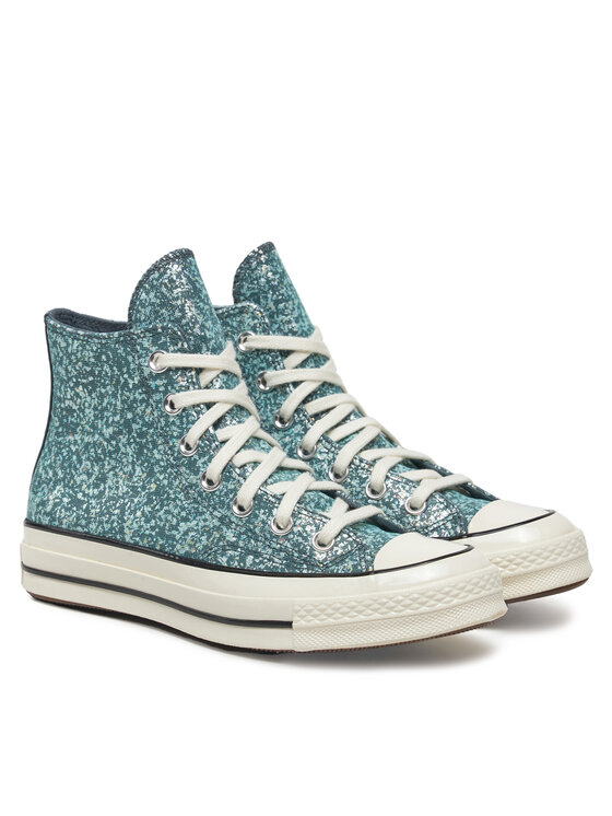 Converse Кеди Converse Chuck 70 Glitter Hi A10097C 486 Голубий