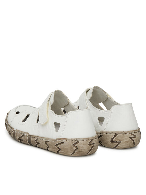 Rieker Polobotky Rieker L0362-80 Bílá