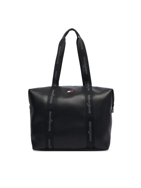 Tommy Jeans Torbica Tommy Jeans Tjw Daily Elevated Tote AW0AW19046 Crna