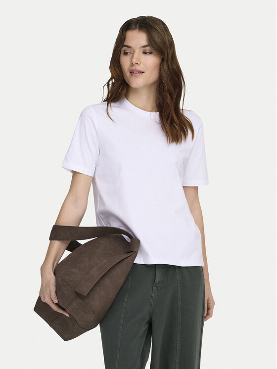 ONLY ONLY Camiseta Freja 15367970 Blanco Regular Fit