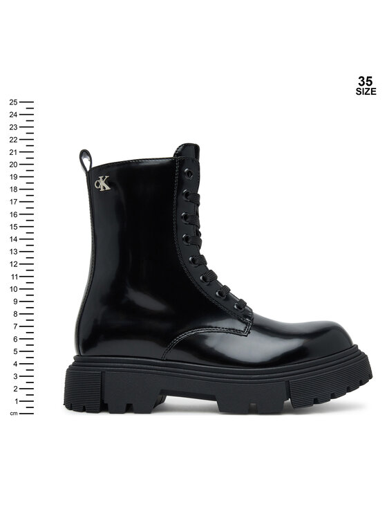 Calvin Klein Trapery Calvin Klein Tronchetto Allacciato V4A5-83133-1453 Czarny