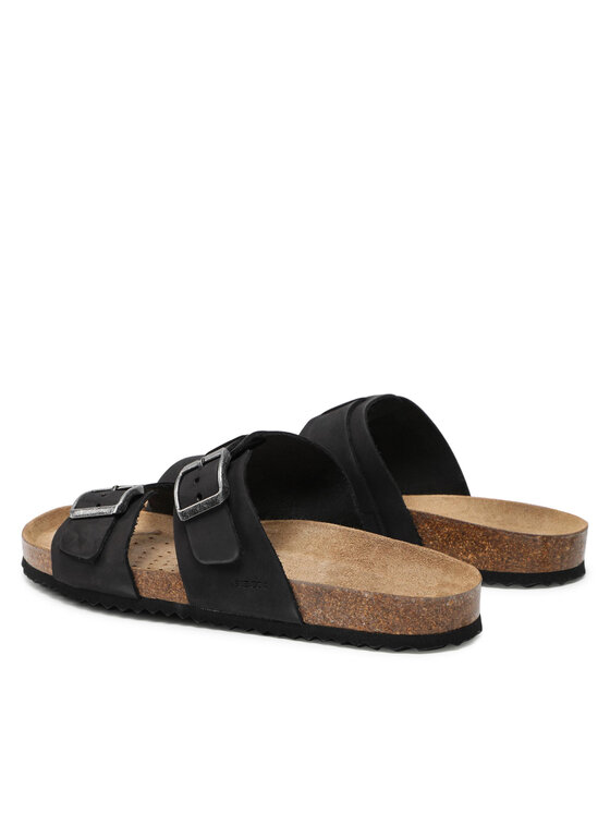 Geox Šlepetės Geox U Sandal Ghita B U159VB 00032 C9999 Juoda