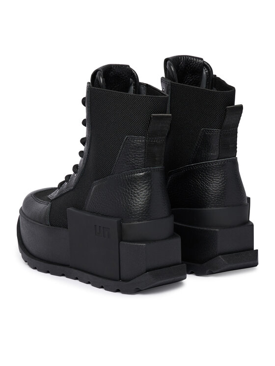 United Nude Trzewiki United Nude Roko Combat 1104501165 Czarny