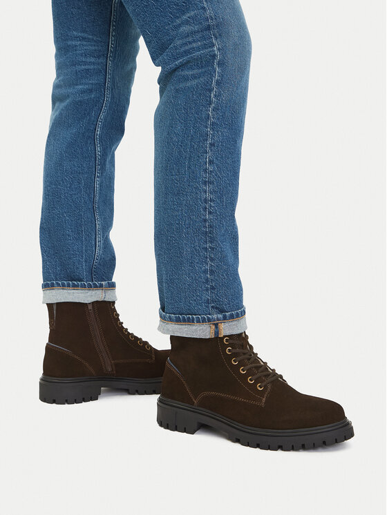 Lasocki Šnurovacia obuv Lasocki CEO-DIABLO-01 MI08 Hnedá