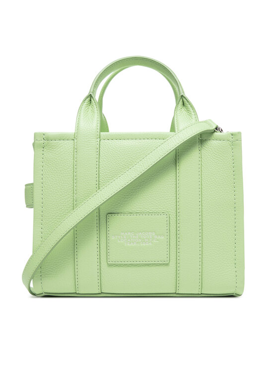 Geantă Marc Jacobs The Leather Small Tote Bag H009L01SP21 Verde