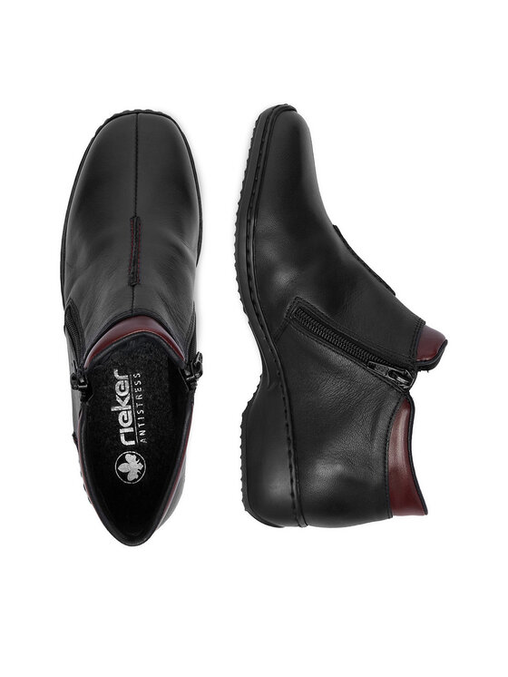 Rieker Μποτάκια Rieker CEO-L3882-00 Μαύρο