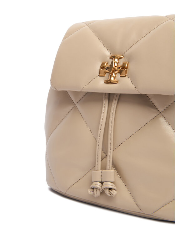 Tory Burch Рюкзак Tory Burch Kira Diamond Quilt Small Bacpack 170485 Кремовий