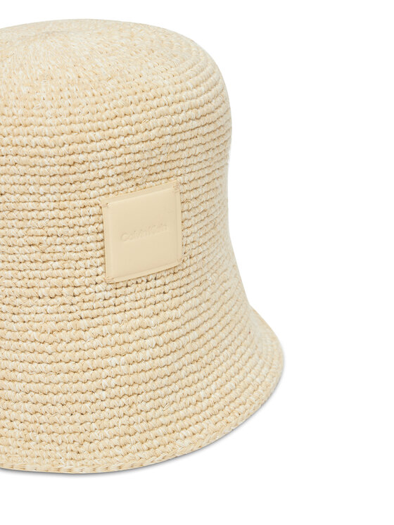 Calvin Klein Καπέλο Calvin Klein Crochet Bucket LV04K5064G Μπεζ
