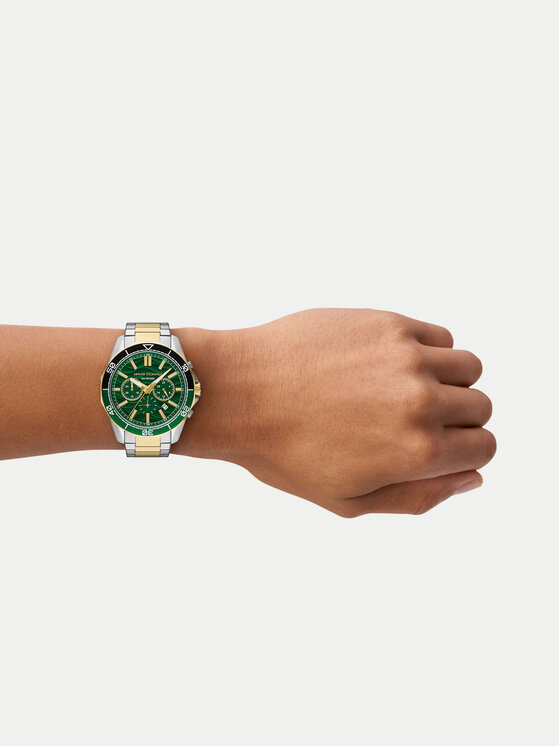 Armani Exchange Годинник Armani Exchange Spencer Chronograph AX1966 Срібний