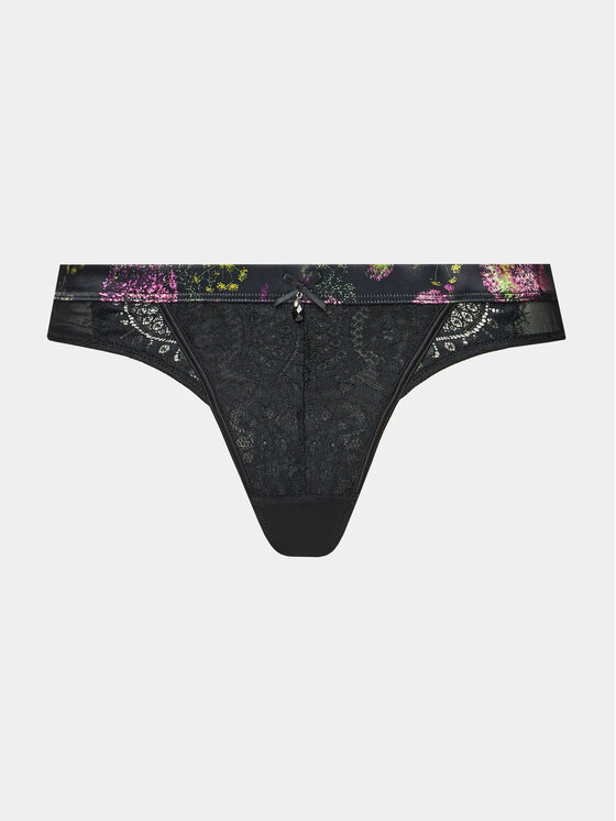 Hunkemöller Hunkemöller Tangice Amelie String R 203519 Crna