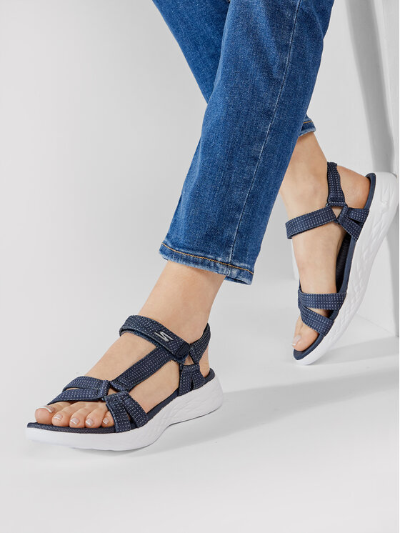 Skechers Sandály Skechers On-The-Go 600 15316 NVY Tmavomodrá