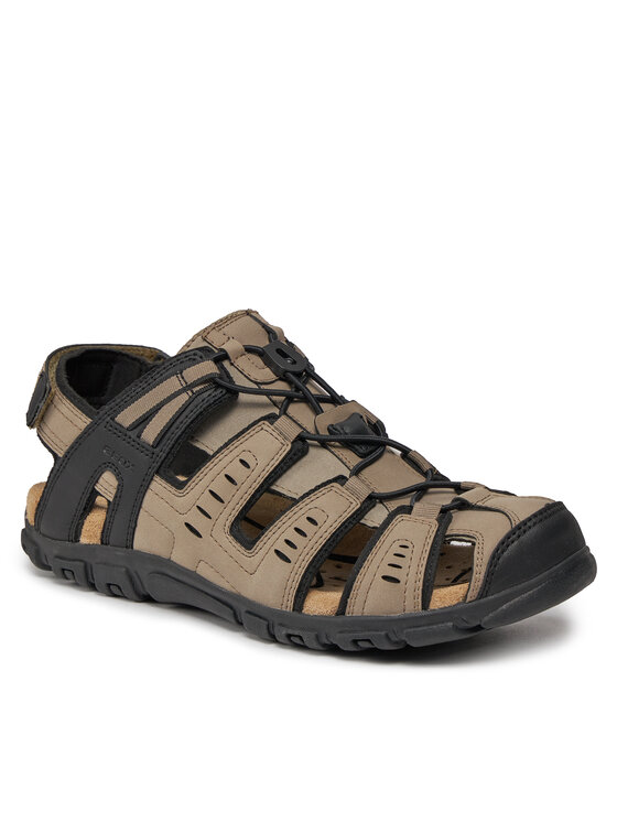 Geox Sandali Geox Uomo Sandal Strada U4524C 000EK C6738 Rjava