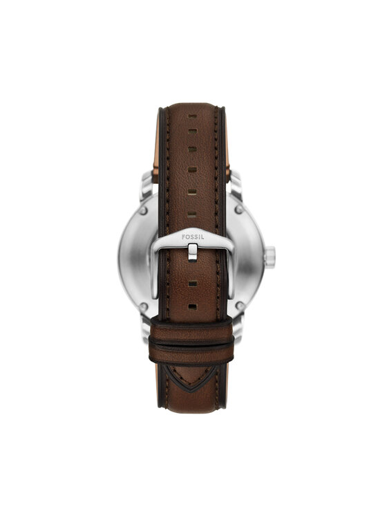 Fossil Zegarek Fossil Heritage Automatic Skeleton ME3264 Brązowy