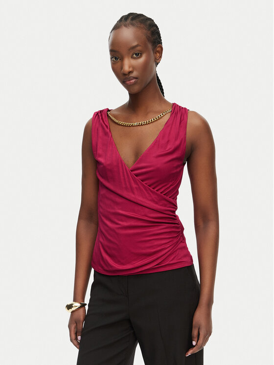 Marciano Guess Marciano Guess Топ G6GP11 K3617 Рожевий Slim Fit