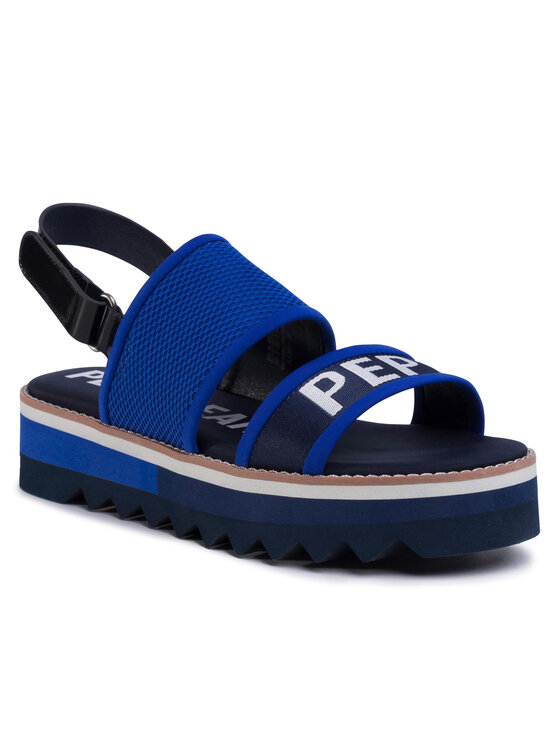 Pepe Jeans Босоніжки Pepe Jeans Ella Nari PLS90451 Голубий
