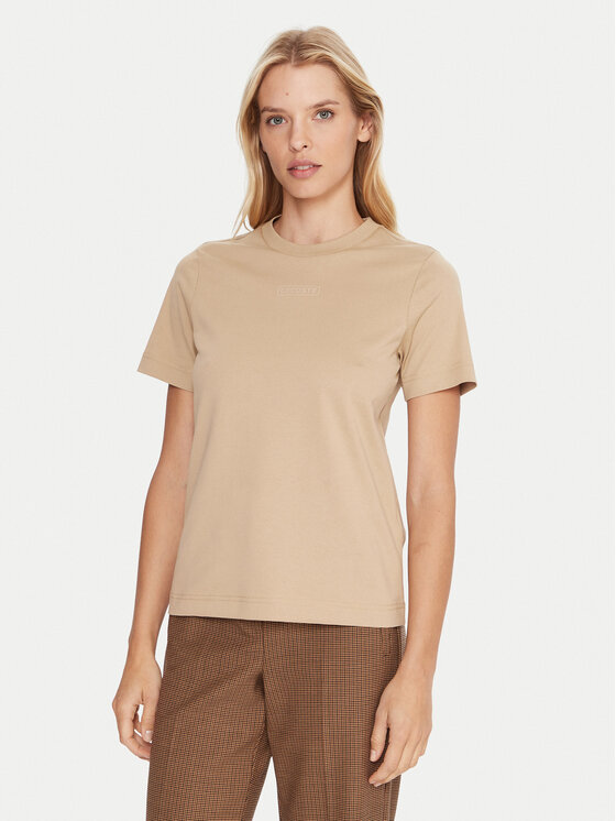 Lacoste Lacoste Camiseta TF0355 Beis Regular Fit