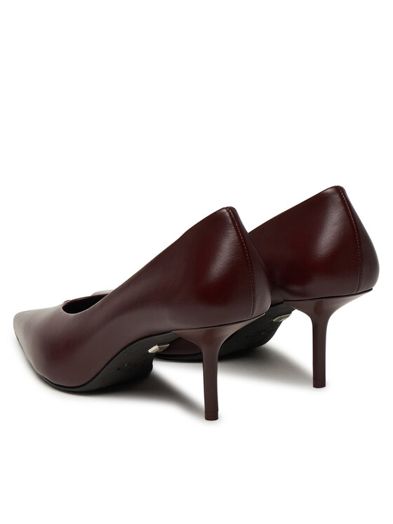 Max Mara Pantofi cu toc subțire Max Mara 2524526171600 Vișiniu