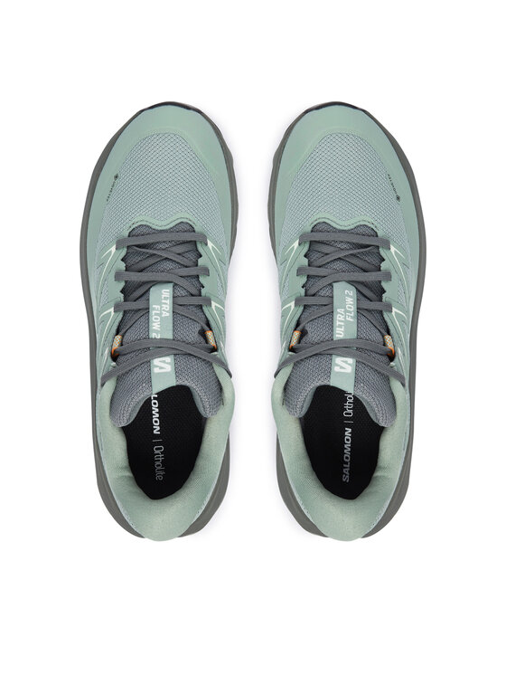 Salomon Παπούτσια για Τρέξιμο Salomon Ultra Flow 2 Gtx GORE-TEX L45473900 Πράσινο