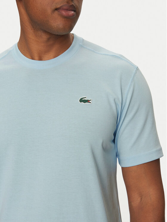 Lacoste Lacoste Marškinėliai TH7618 Žydra Regular Fit