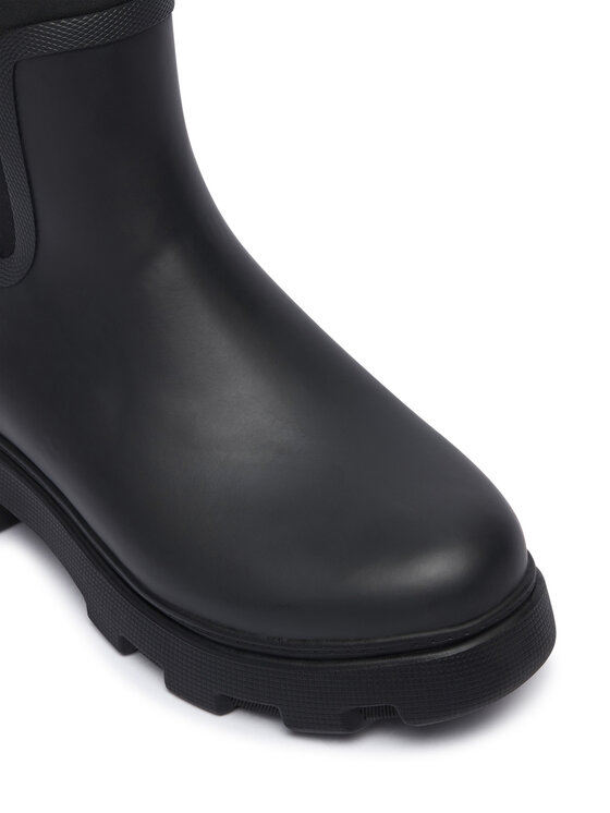 Tommy Hilfiger Гумени ботуши Tommy Hilfiger Th Stamp Warm Ankle Rain Boot FW0FW09544 Черен