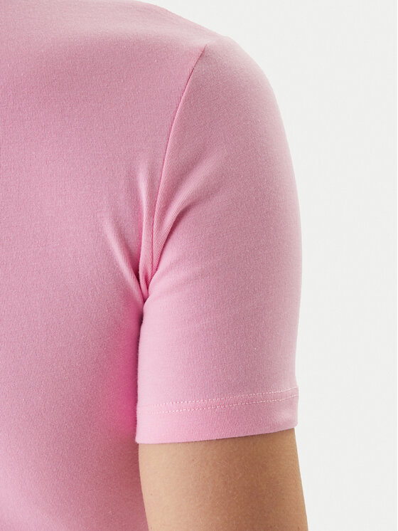 Just Cavalli Just Cavalli Camiseta 80PAHE22 CJ112 Rosa Slim Fit