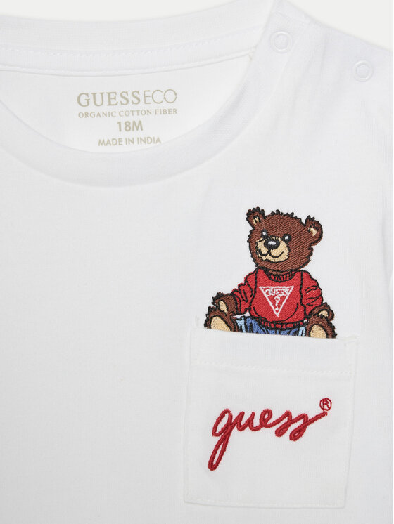 Guess Guess Marškinėliai I5RI03 I3Z14 Balta Regular Fit