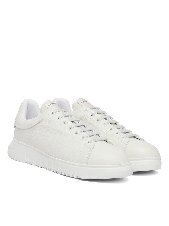 Emporio Armani Сникърси Emporio Armani EM003663 AF19999 U0001 Бял