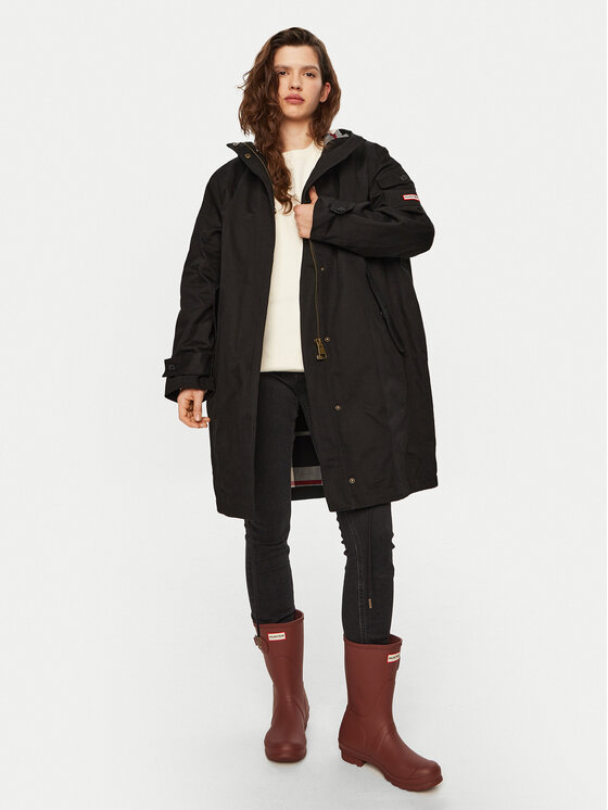 Hunter Hunter Parka Hanley HARW0015242 Crna Regular Fit