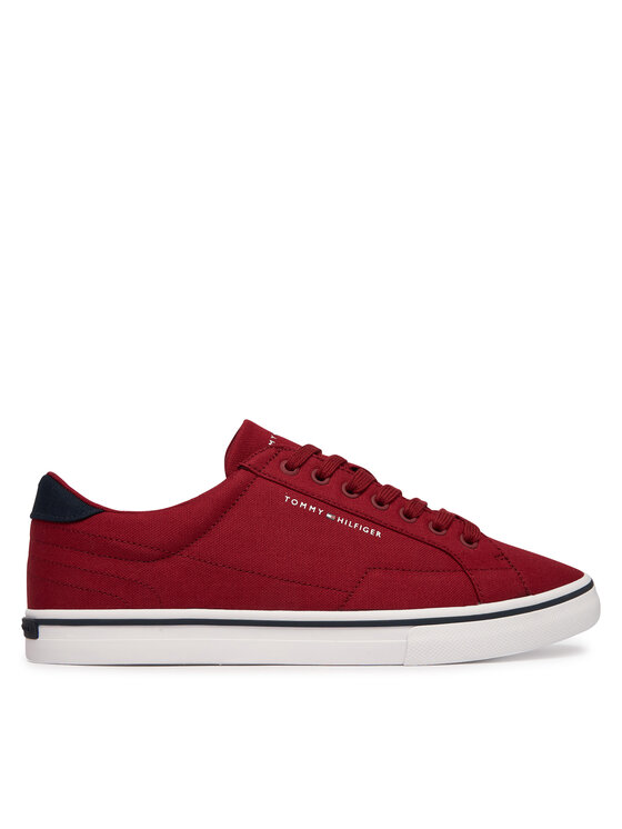 Tommy Hilfiger Tenisice Tommy Hilfiger Vulc Core Long Lace FM0FM05688 Tamnocrvena