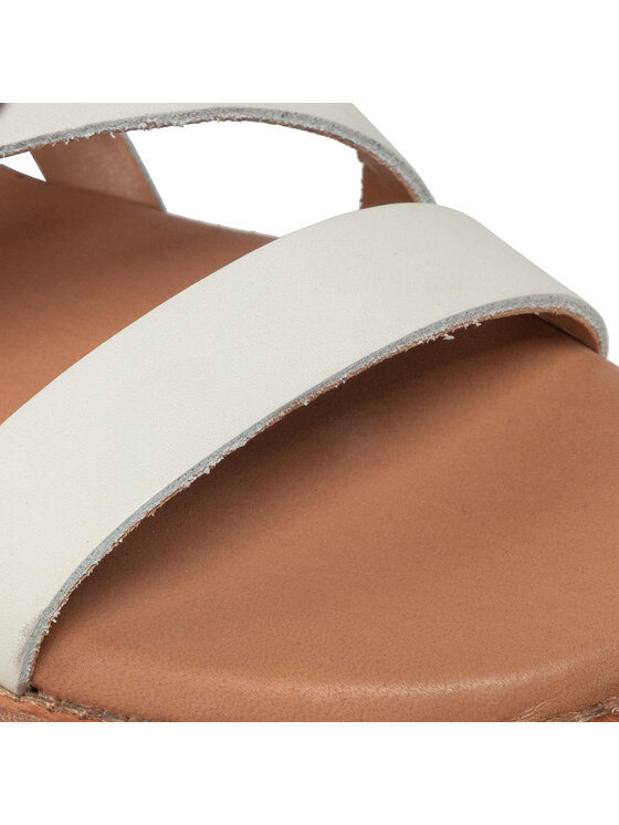 Clarks Szandál Clarks Karsea Sun 261660284 Fehér
