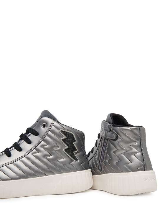 Geox Sneakersy Geox J Mikiroshi J56DVE 000NF C1009 D Stříbrná