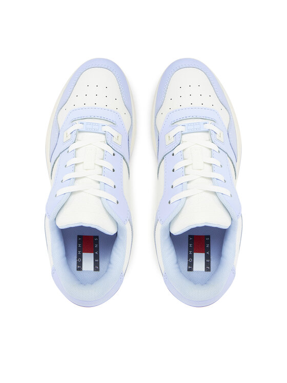 Tommy Jeans Sneakersy Tommy Jeans Tjw Retro Basket Flatform Ess EN0EN02506 Modrá
