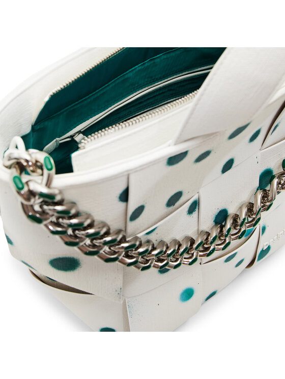 Desigual Ročna torba Desigual 24SAXP60 Bela