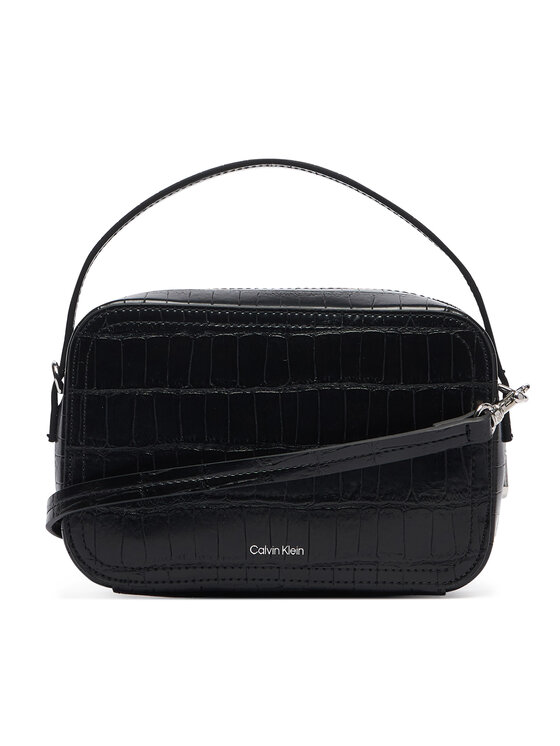 Calvin Klein Soma Calvin Klein Ck Croc Camera Bag LV04F3905G Melns