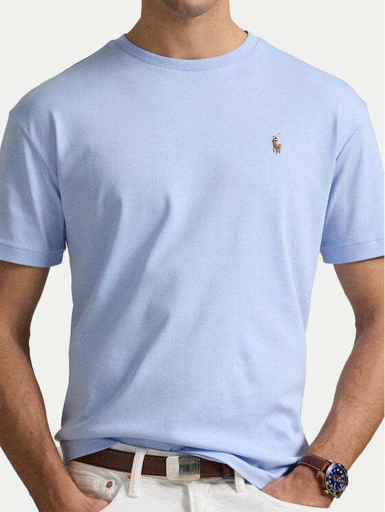 Polo Ralph Lauren Polo Ralph Lauren Футболка Classics 710740727 Блакитний Slim Fit