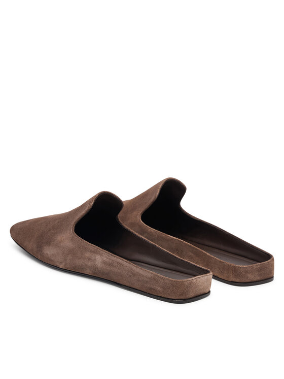 Max Mara Klapki Max Mara Tessile 2624526051 Brązowy