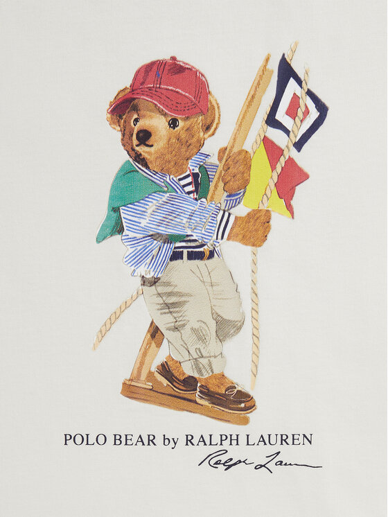 Polo Ralph Lauren Polo Ralph Lauren Camiseta 323A12428001 Écru Regular Fit