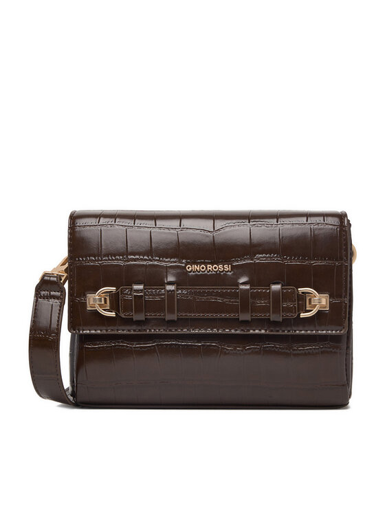GINO ROSSI Borsetta GINO ROSSI C- LDA9844-C Marrone scuro