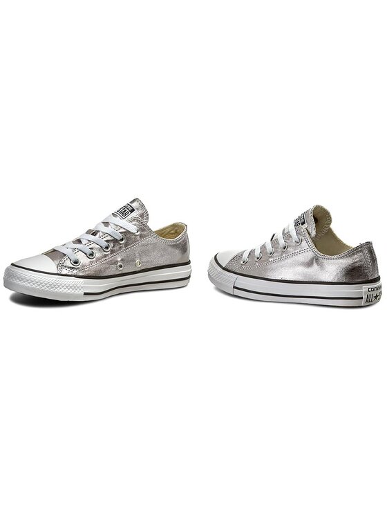 Converse Trampki Converse Ctas Ox 153180C Srebrny
