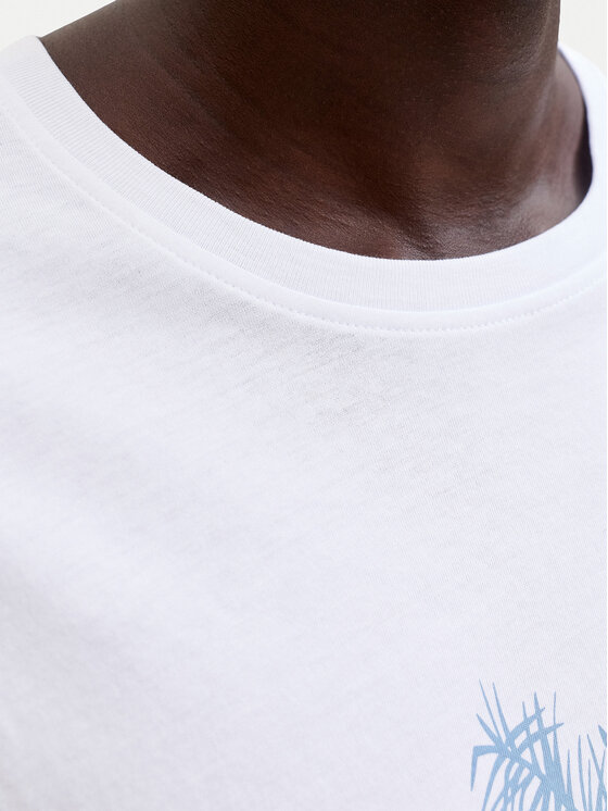Jack & Jones Jack & Jones Camiseta Gradient Print 12288094 Blanco Regular Fit