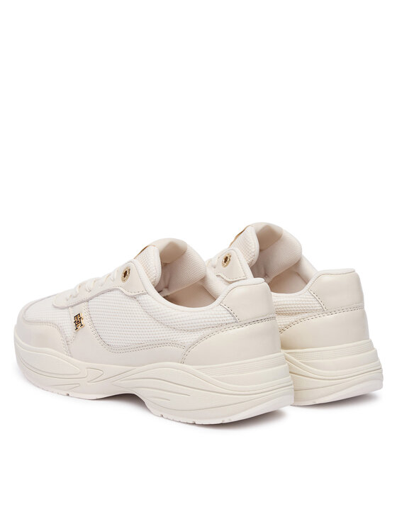 Tommy Hilfiger Sneakers Tommy Hilfiger Modern Runner Shiny Leather FW0FW09413 Bej
