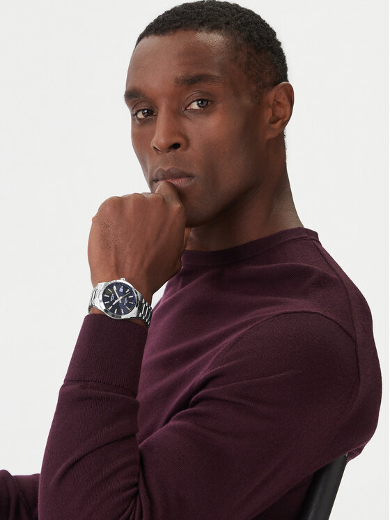 Casio Zegarek Casio Edifice EFV-160D-1AVEF Srebrny