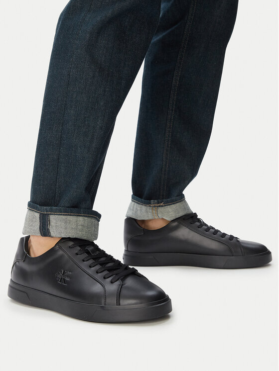Calvin Klein Sneakersy Calvin Klein Low Prof Cupsole Lth HM0HM02123 Czarny
