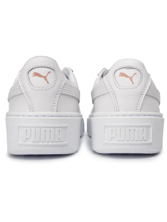 Puma Snīkeri Puma Basket Platform Metallic 366169 03 Balts