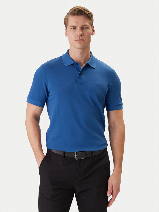BOSS BOSS Polo Pallas 50553564 Azul Regular Fit