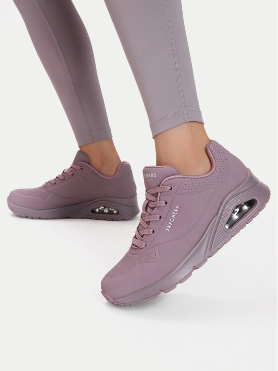 Skechers Sneakersy Skechers Uno Stand On Air 73690/DKMV Fioletowy